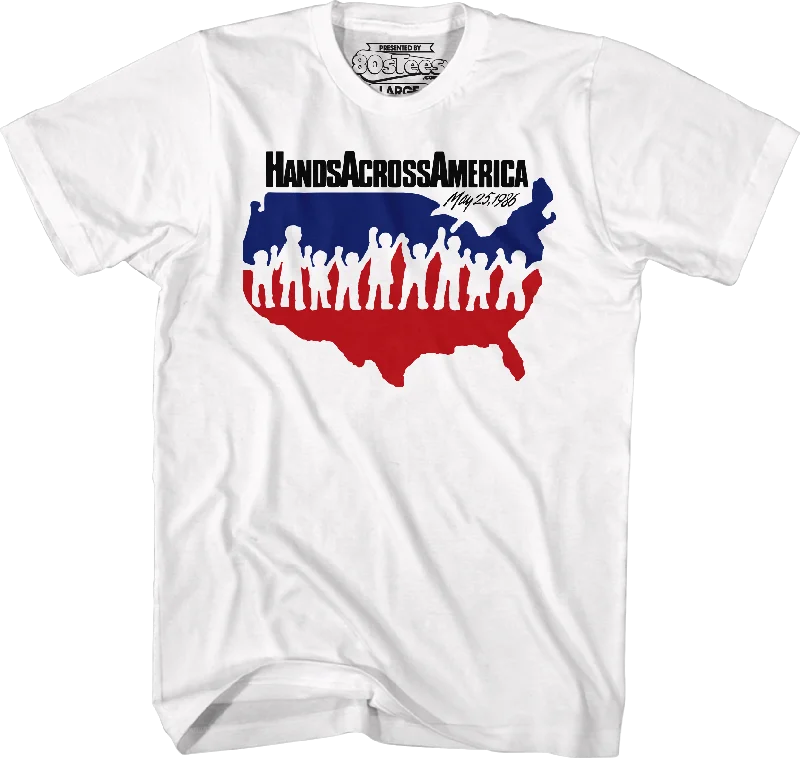 Men's nature-inspired t-shirt-Hands Across America Shirt