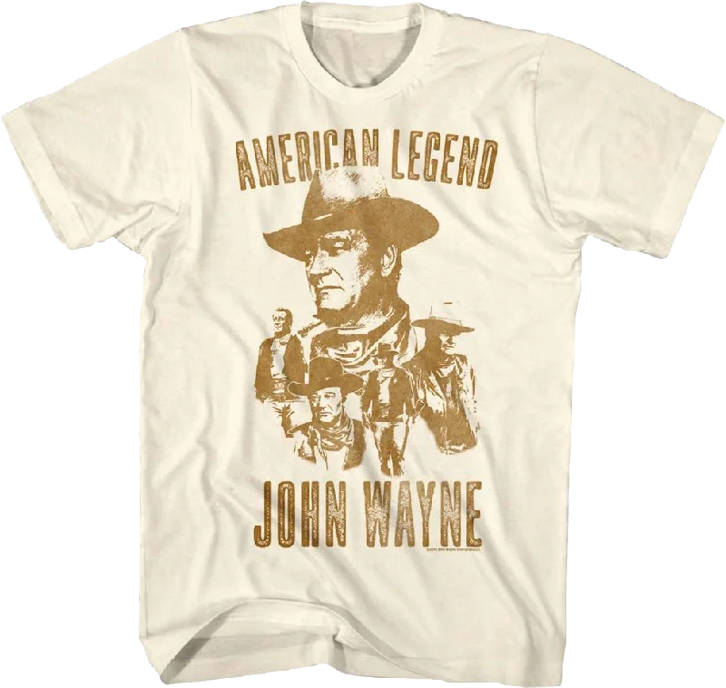 Men's hypoallergenic t-shirt-American Legend John Wayne T-Shirt