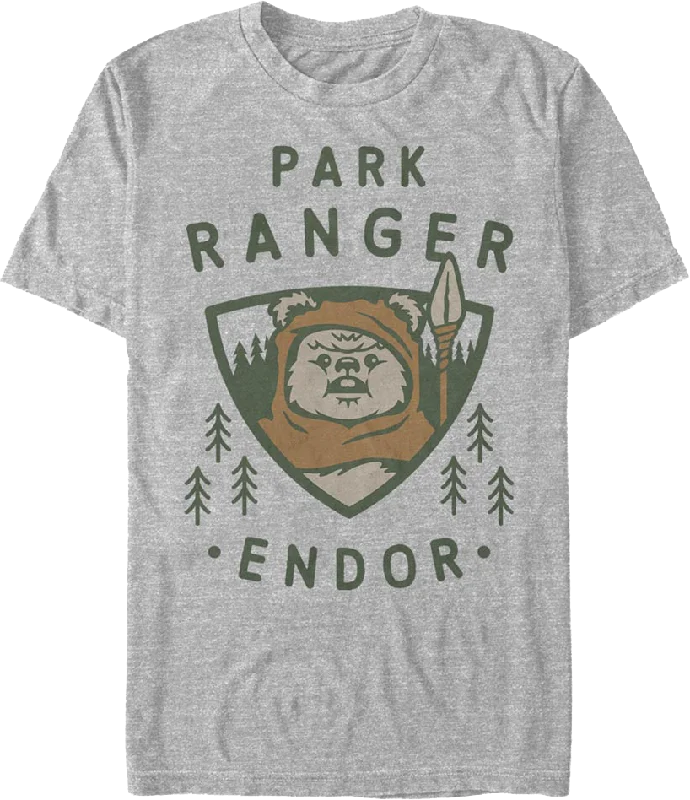 Men's laid-back t-shirt-Park Ranger Star Wars T-Shirt