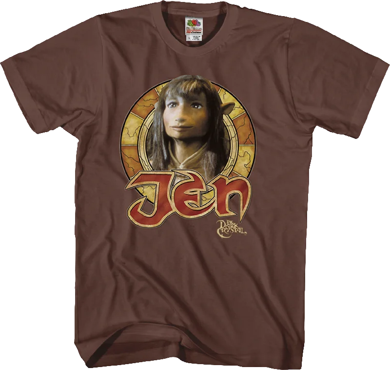 Men's avant-garde t-shirt-Jen Dark Crystal T-Shirt