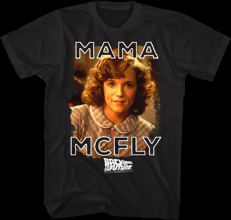 Men's activewear t-shirt-Mama McFly Back To The Future T-Shirt