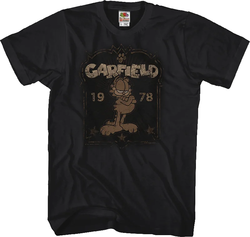 Men's ethical fashion t-shirt-Est. 1978 Garfield T-Shirt