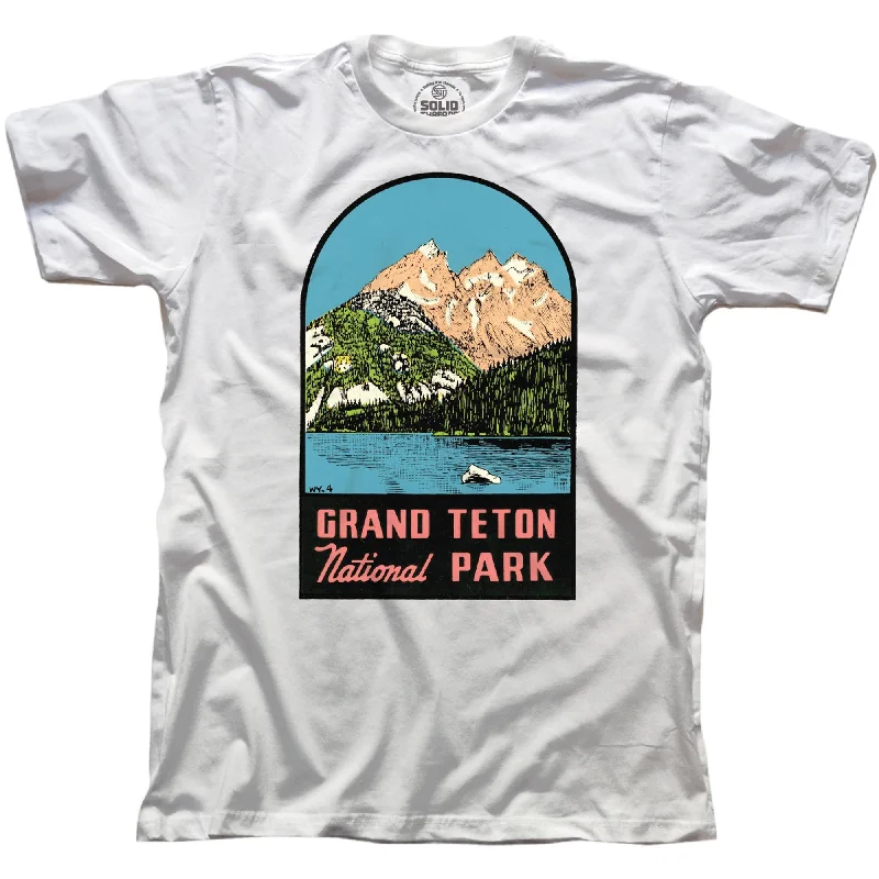 Men's eco-conscious t-shirt-Grand Teton National Park T-Shirt