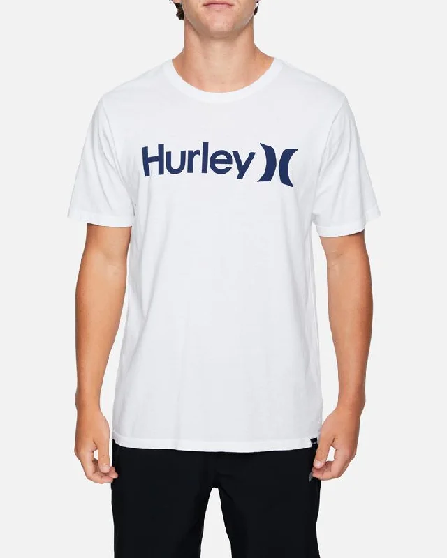 Men's embroidered t-shirt-Hurley Men's T-Shirts Short Sleeve