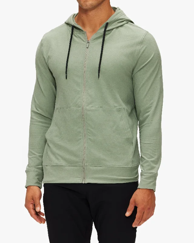 Men's organic sports hoodie-Beyond Yoga Freefit Zip Hoodie