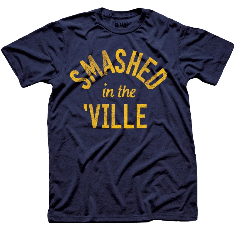 Men's bold pattern t-shirt-Smashed Ville T-Shirt