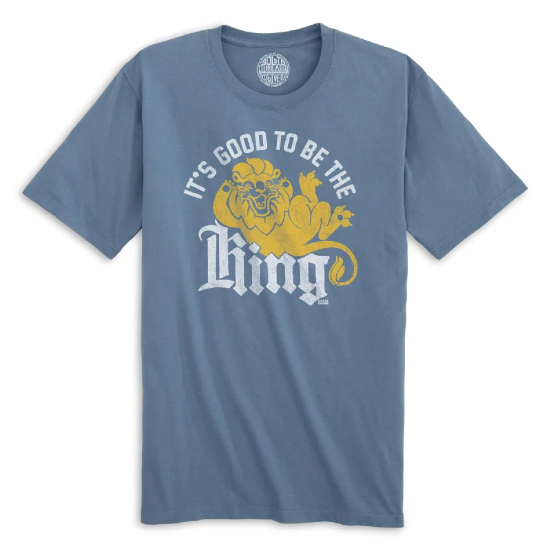 Men's comfort stretch t-shirt-It's Good To Be The King Organic Cotton T-shirt