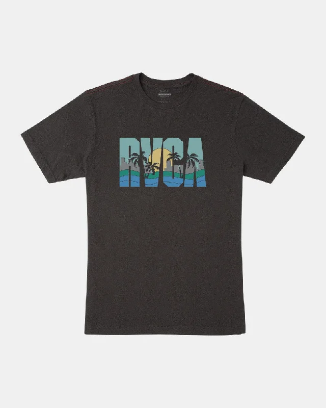 Men's eco-conscious t-shirt-RVCA Men's T-Shirts Short Sleeve