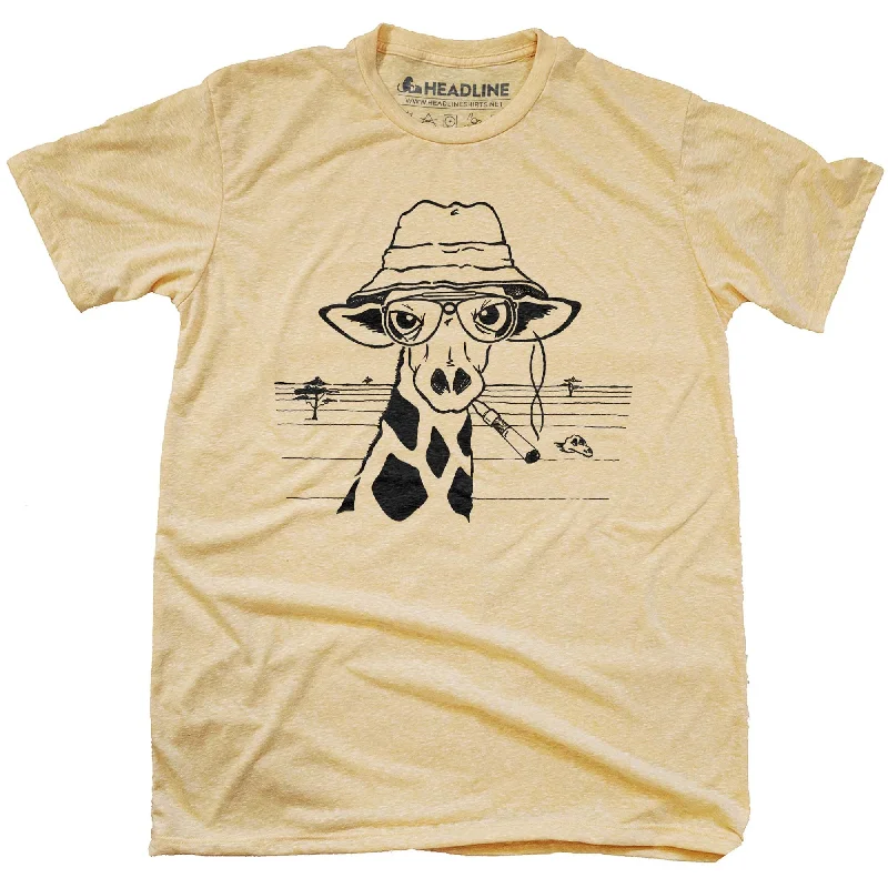 Men's activewear t-shirt-Hunter S Giraffe T-Shirt