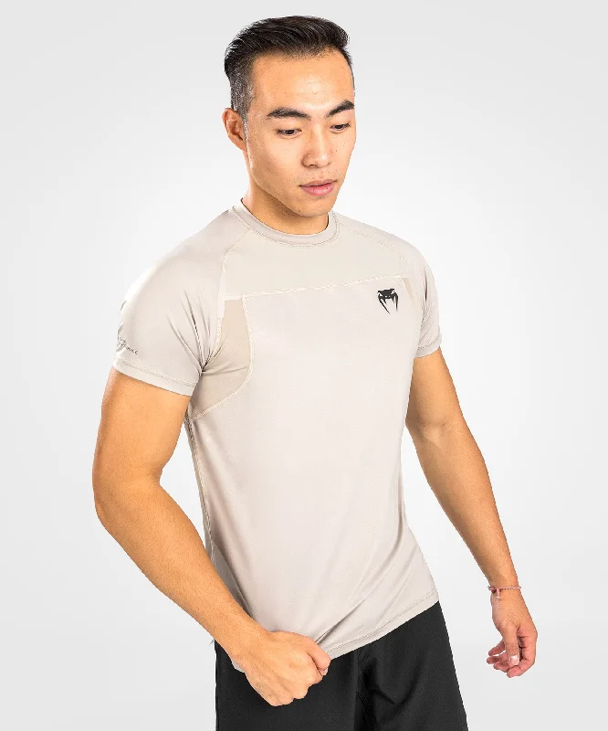 Men's artisanal t-shirt-Venum G-Fit Air Dry Tech T-Shirt - Sand