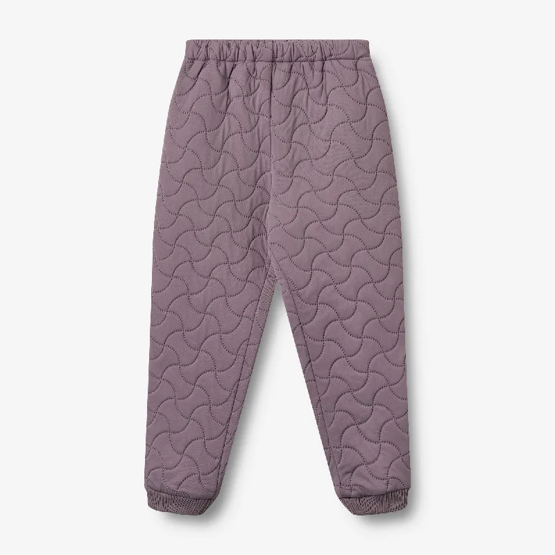 Men's adventure-ready gym pants-Thermo Pants Alex - dry lilac