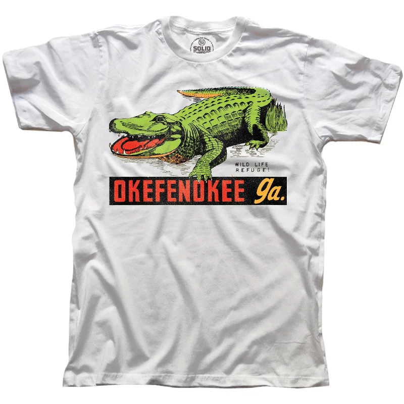 Men's minimalist t-shirt-Okefenokee Georgia T-Shirt