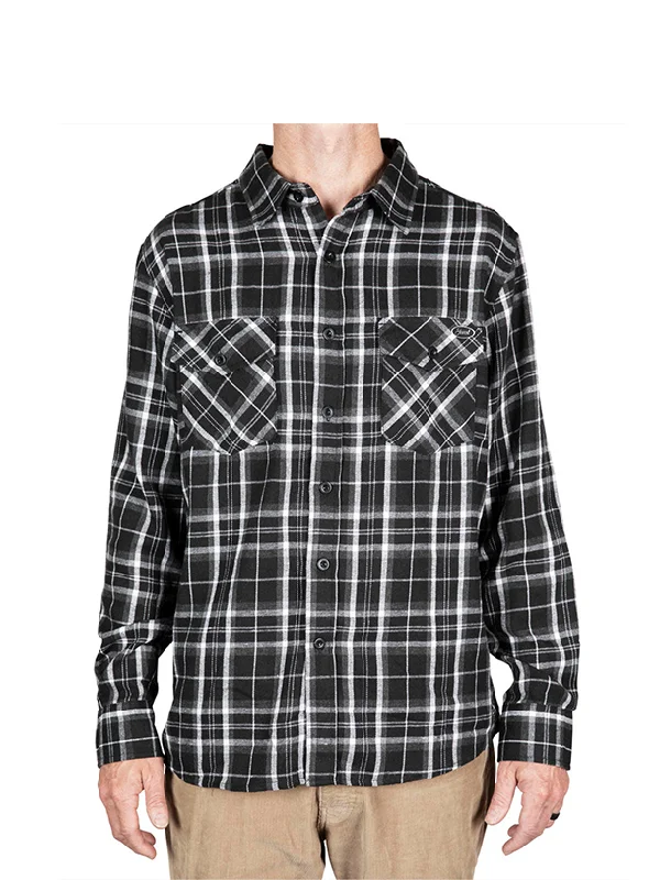 Men's high-stretch gym shirt-Stewart Lightweight Flannel Shirt