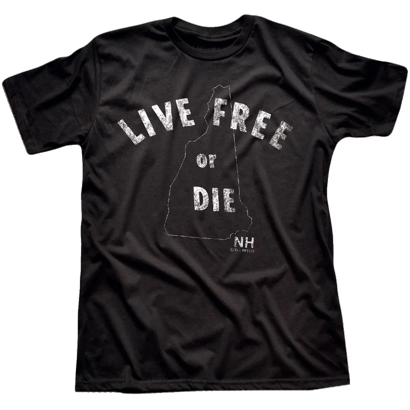 Men's jogger fit t-shirt-Live Free Or Die T-Shirt