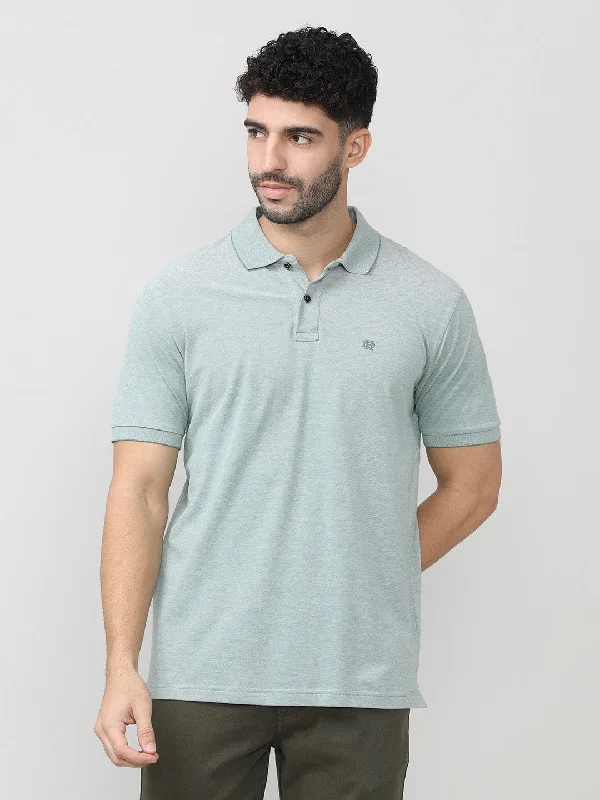 Men's versatile office wear polo shirt-Sky Birdeye Pique Polo T-shirt