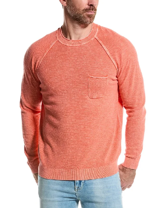 Men's soccer sweatshirt-Tommy Bahama Saltwater Crewneck Pullover