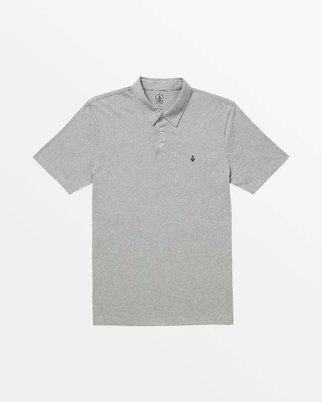 Men's sporty office wear shirt-Wrecker Mt Polo Shirt - Grey