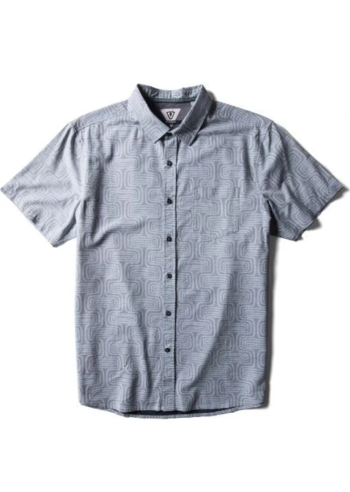 Men's antibacterial office wear shirt-Vissla Short Sleeve Men's Woven Shirts