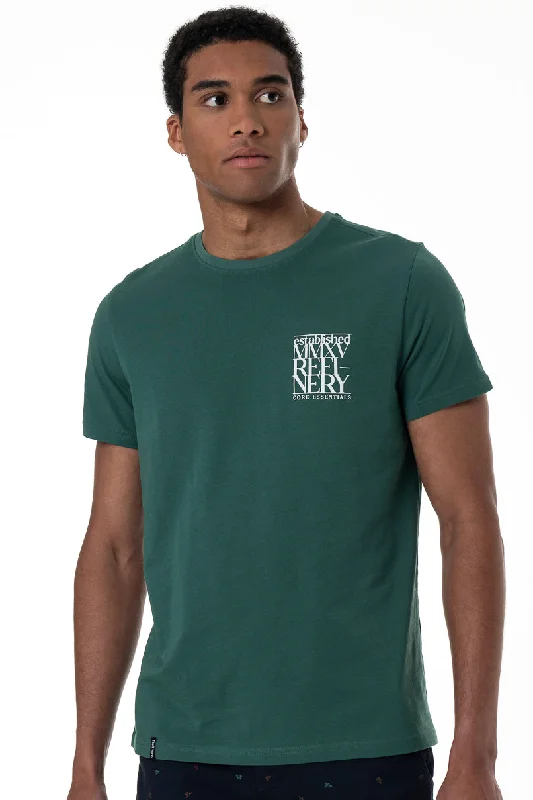 Men's activewear t-shirt-Statement T-Shirt _ 152126 _ Green