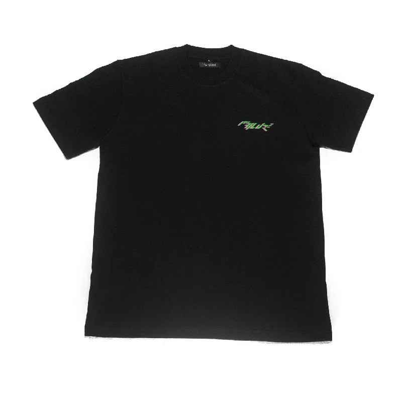 Men's laid-back t-shirt-Replicator 8 - Black