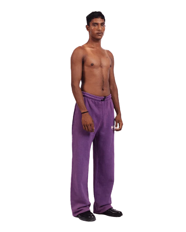 Men's eco-friendly office pants-PURPLE SWEATPANTS (v2)