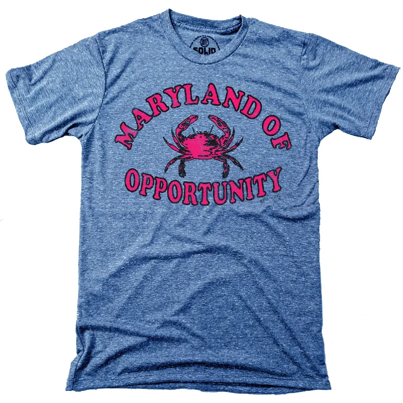 Men's artisanal t-shirt-Maryland Opportunity T-Shirt