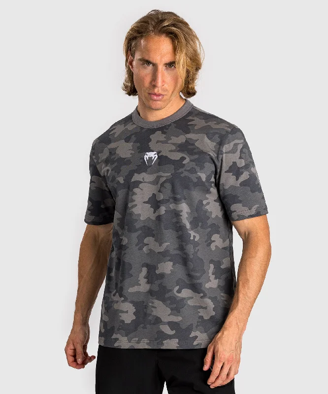 Men's comfort stretch t-shirt-Venum Vortex XL Men's T–Shirt - Anthracite Camo