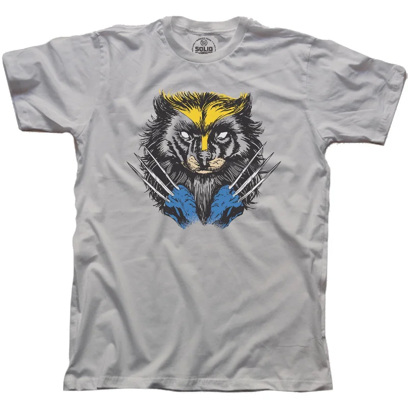 Men's hemp fabric t-shirt-Wolverine T-Shirt