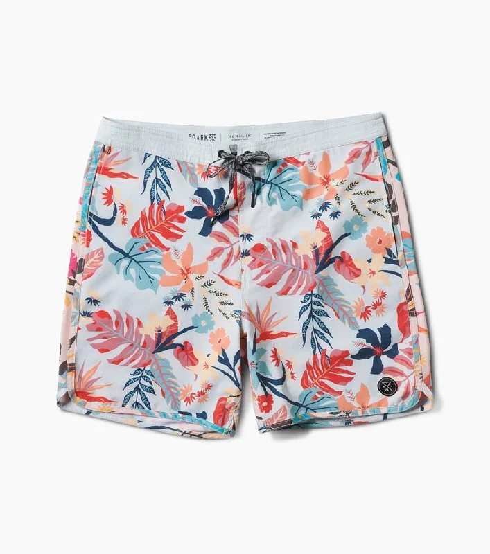 Men's eco-conscious hiking shorts-Chiller Desert Tropics Boardshorts 17"