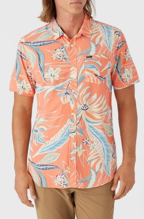 Men's pre-shrunk casual shirt-O'neill Short Sleeve Men's Woven Shirts