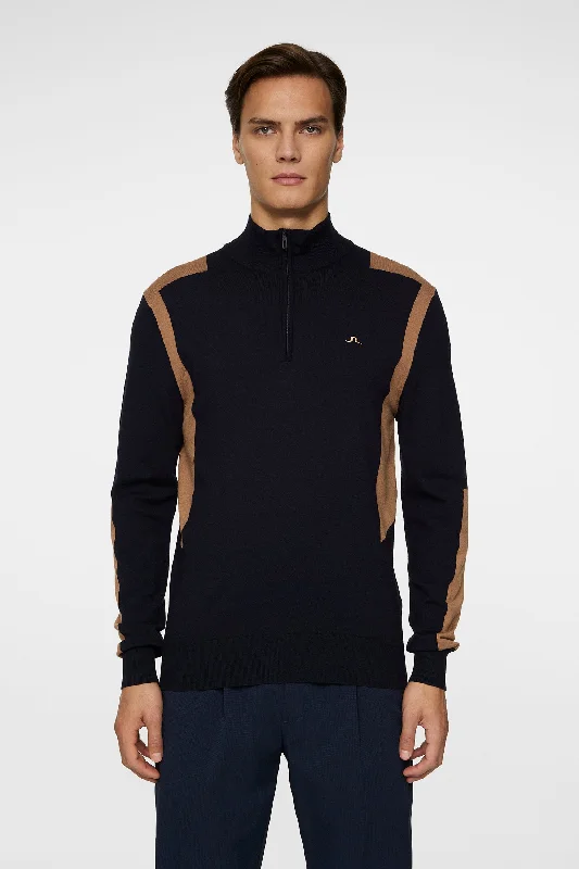 Men's full-zip sweater-Kendrick Knitted Zip Sweater