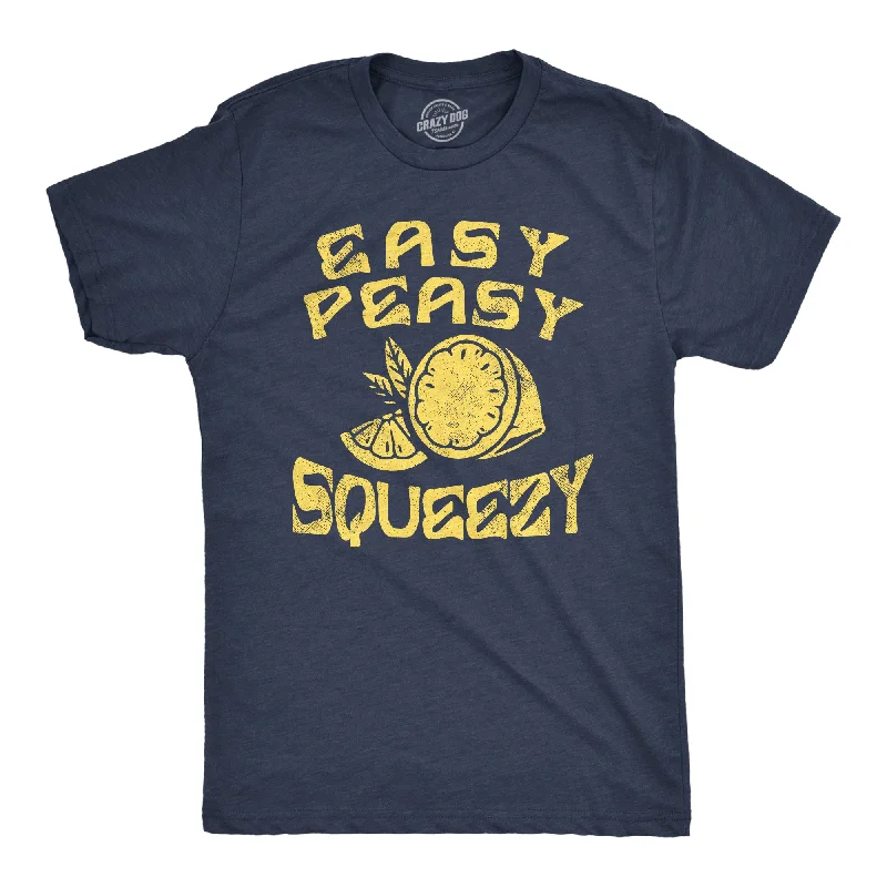 Men's climate-control t-shirt-Easy Peasy Lemon Squeezy Men's T Shirt