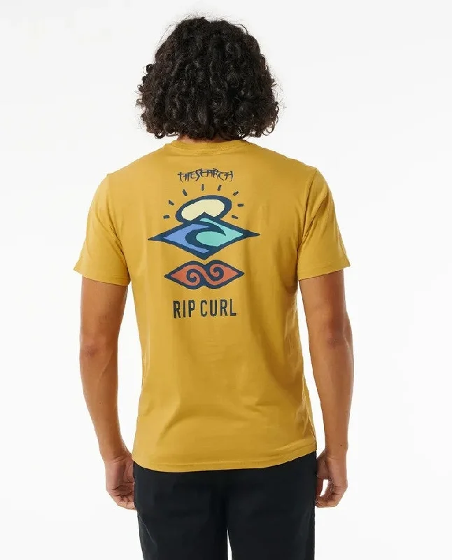 Men's casual fit t-shirt-Rip Curl Men's T-Shirts Short Sleeve