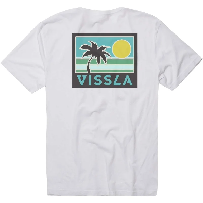 Men's nature-inspired t-shirt-Vissla Men's T-Shirts Short Sleeve