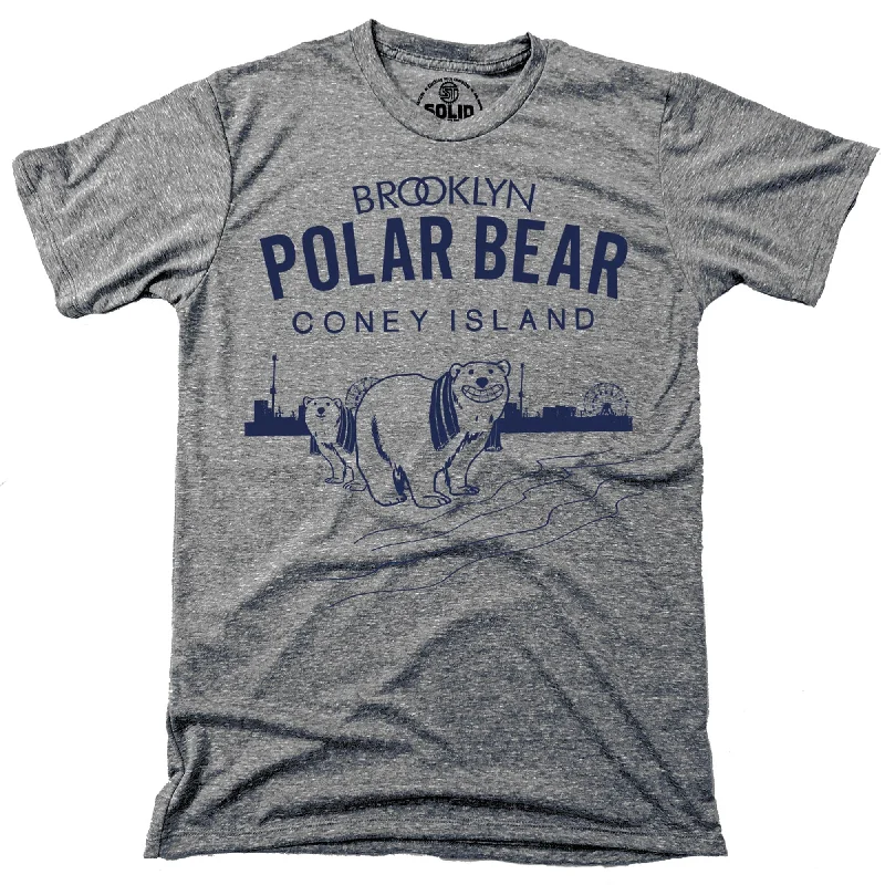 Men's jogger fit t-shirt-Brooklyn Polar Bear T-Shirt