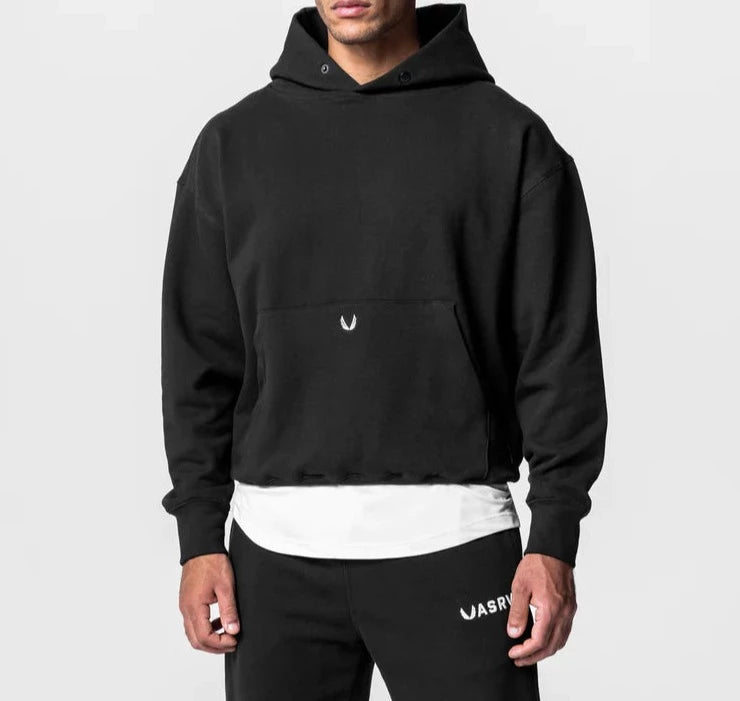 Men's eco-friendly casual hoodie-Asrv Tech-Terry Hoodie 2.0