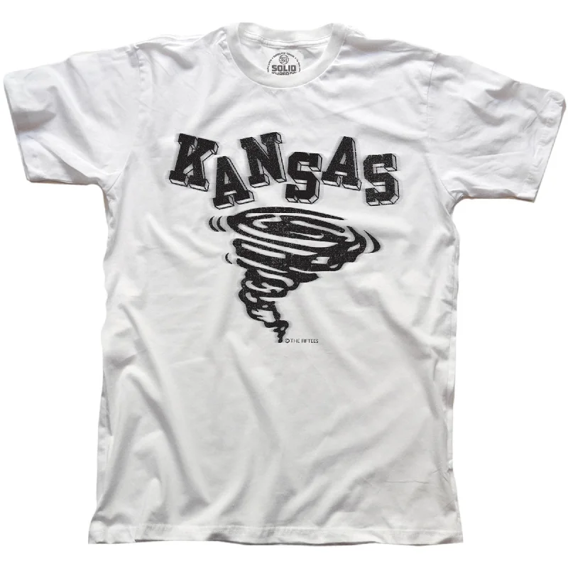 Men's ethical fashion t-shirt-Kansas Tornado T-Shirt