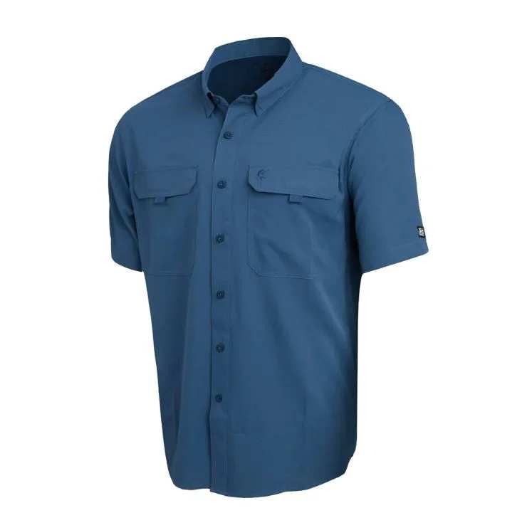 Men's quick-dry travel wear shirt-Pelagic Short Sleeve Men's Guide Fishing Shirt