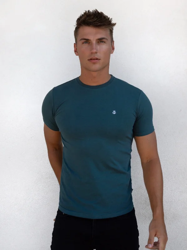 Men's go-to t-shirt-Salerno T-Shirt - Teal Green