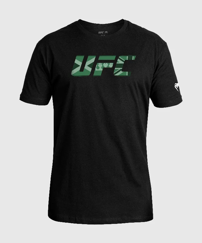 Men's brushed cotton t-shirt-Men's UFC Unrivaled by Venum Black Leon Edwards T-Shirt