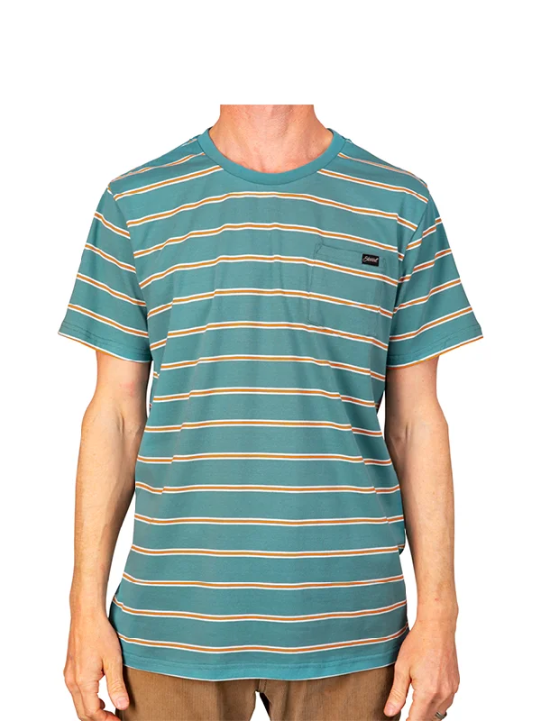 Men's minimalist t-shirt-Stewart High Seas Everyday Knits Pocket Tee