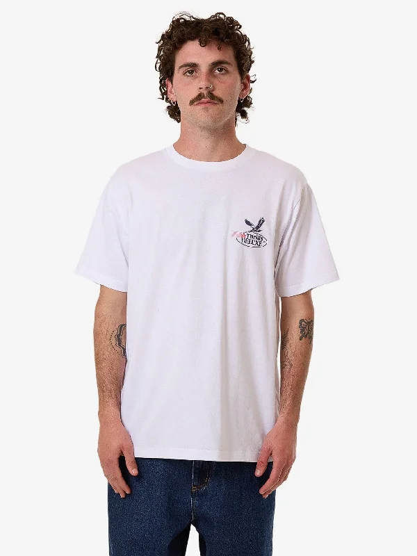 Men's go-to t-shirt-Deluxe Merch Fit Tee - White