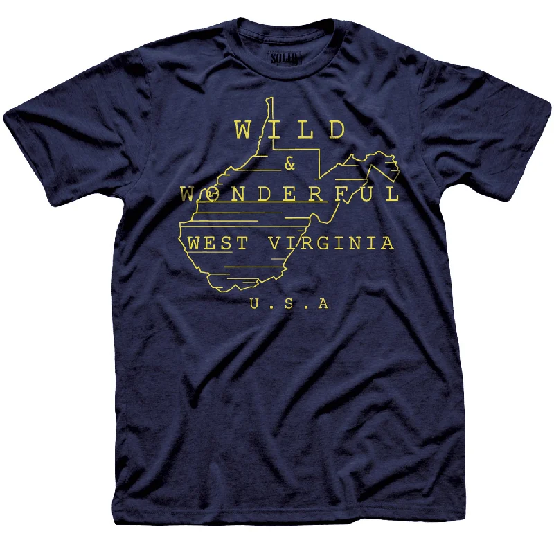 Men's hemp fabric t-shirt-Wild And Wonderful T-Shirt