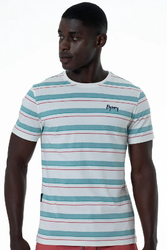 Men's hypoallergenic t-shirt-Stripe T-Shirt _ 151906 _ Off White