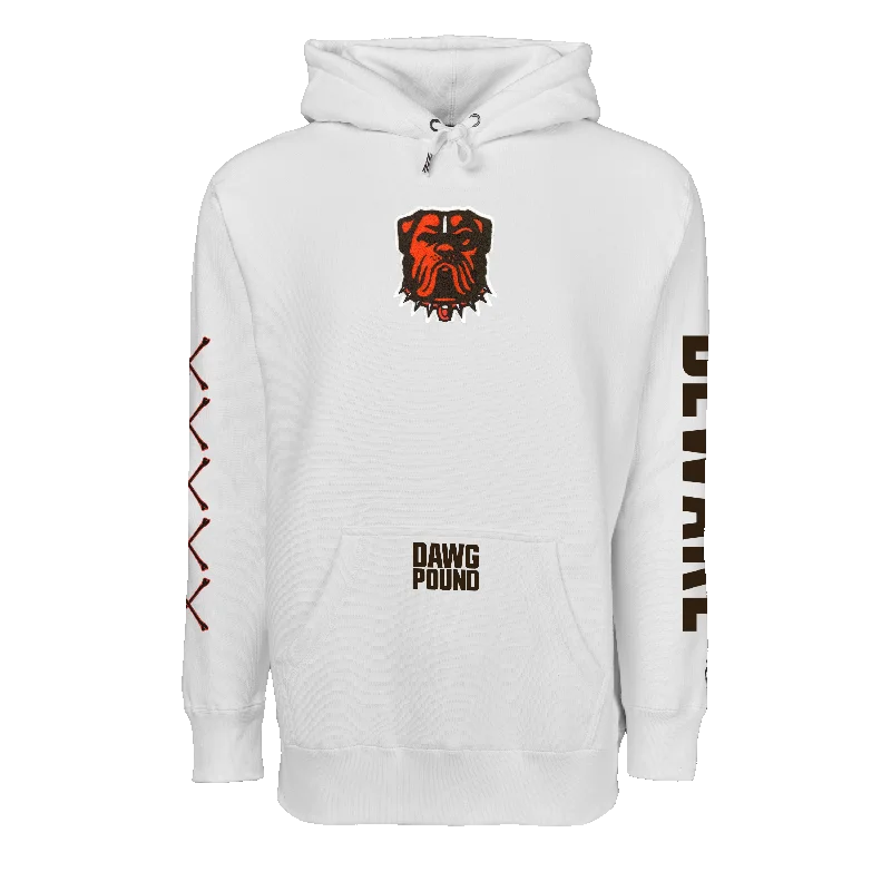 Men's naturally breathable hoodie-Cleveland Browns Dawg Pound Fireside Hoodie