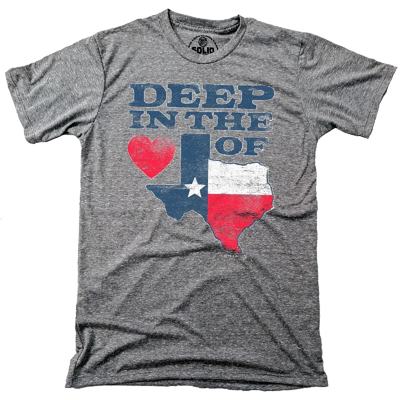 Men's minimalist t-shirt-Deep In The Heart T-Shirt