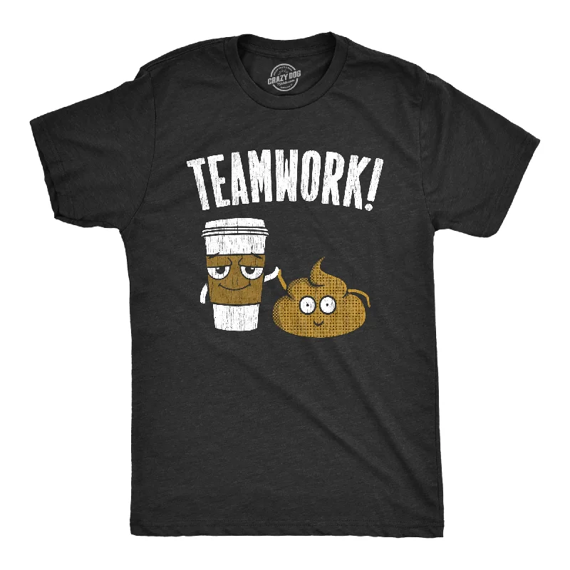 Men's casual fit t-shirt-Teamwork Men's T Shirt