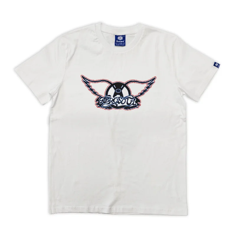 Men's biodegradable t-shirt-Aero-Wings Teeshirt (White)