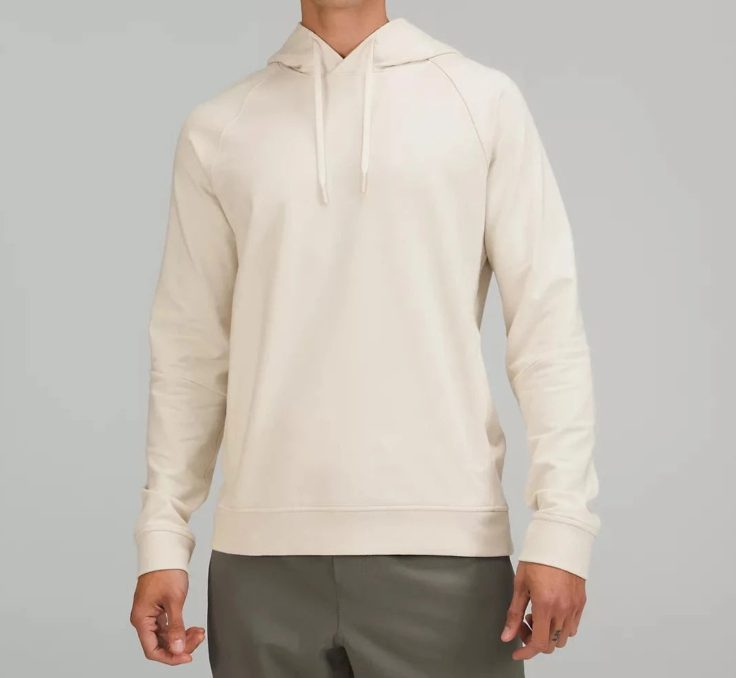 Men's pre-washed travel hoodie-Lululemon City Sweat Pullover Hoodie