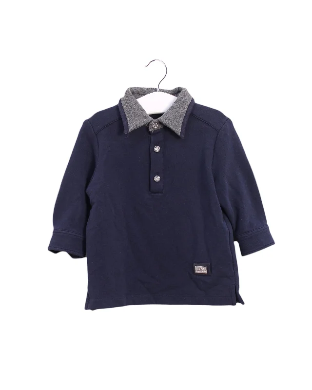 Men's performance casual polo shirt-Nicholas & Bears Long Sleeve Polo 12M